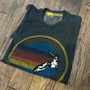 Aviator Nation unisex L Boyfriend Tee